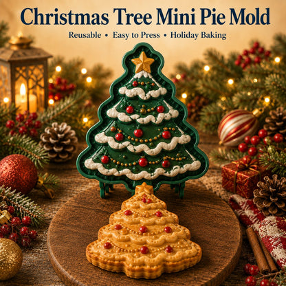 Christmas Mini Pie Molds — 9 Festive Designs - Approx. 2.36 × 2.36 inches (6 × 6 cm)